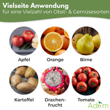 Laden Sie das Bild in den Galerie-Viewer, Adam® Apfelschneider aus Edelstahl mit 12 Klingen, Apfelteiler, versandkostenfrei